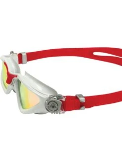 Aqua Sphere Kayenne Goggles - Red Titanium Mirror/Grey/Red -Outlet Swim Goggles Pro Store red 192010 3