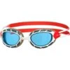Zoggs Predator Goggles - Blue Tint/White/Red
