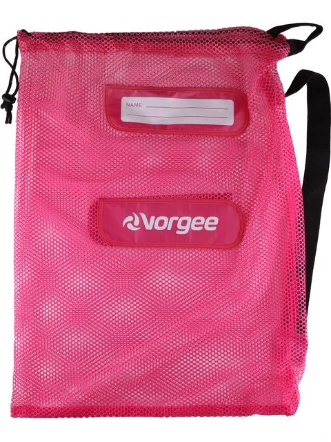 Vorgee Mesh Equipment Bag - Pink 3 Vorgee Mesh Equipment Bag - Pink