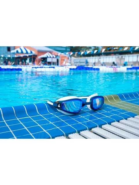 Aqua Sphere Fastlane Goggles - Titanium Blue Mirror / Blue / White 8 Aqua Sphere Fastlane Goggles - Titanium Blue Mirror / Blue / White - Image 6