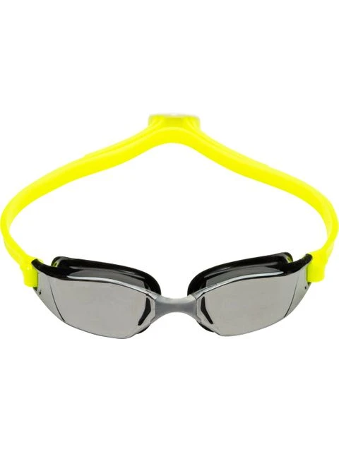 Aqua Sphere Xceed Goggles - Silver Titanium Mirror/Black/Yellow 4 Aqua Sphere Xceed Goggles - Silver Titanium Mirror/Black/Yellow - Image 2