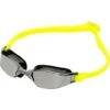 Aqua Sphere Xceed Goggles - Silver Titanium Mirror/Black/Yellow -Outlet Swim Goggles Pro Store yellow 192280