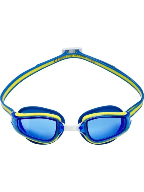 Aqua Sphere Fastlane Goggles - Blue Tint/Blue/Yellow 4 Aqua Sphere Fastlane Goggles - Blue Tint/Blue/Yellow - Image 2