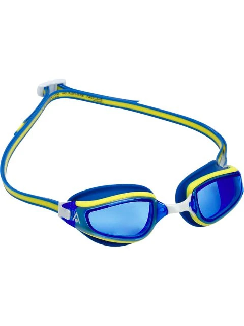 Aqua Sphere Fastlane Goggles - Blue Tint/Blue/Yellow 5 Aqua Sphere Fastlane Goggles - Blue Tint/Blue/Yellow - Image 3