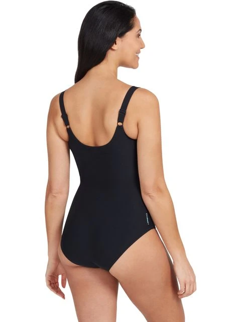 Zoggs Adjustable Scoopback One Piece - Ocean Smoke 7 Zoggs Adjustable Scoopback One Piece - Ocean Smoke - Image 5