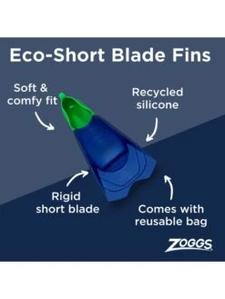 Zoggs Eco Short Blade Fins -Outlet Swim Goggles Pro Store zoggs eco short blade fins 465220 9