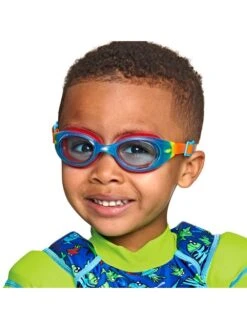 Zoggs Little Sonic Air Goggles - Blue Tint/Blue/Orange -Outlet Swim Goggles Pro Store zoggs little sonic air tinted goggles blue orange 311534 1