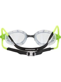 Zoggs Predator Goggles - Clear/Black/Lime -Outlet Swim Goggles Pro Store zoggs predator clear goggles black lime 334863 2