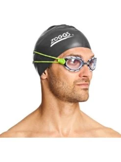 Zoggs Predator Goggles - Clear/Black/Lime -Outlet Swim Goggles Pro Store zoggs predator clear goggles black lime 334863 6