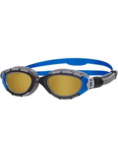 Zoggs Predator Flex Polarized Ultra Goggles - Copper/Black/Blue 3 Zoggs Predator Flex Polarized Ultra Goggles - Copper/Black/Blue