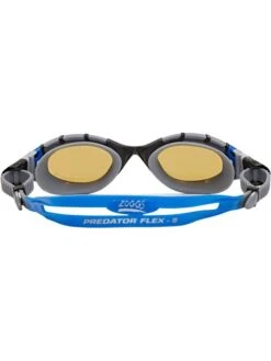 Zoggs Predator Flex Polarized Ultra Goggles Small Fit - Copper/Black/Blue -Outlet Swim Goggles Pro Store zoggs predator flex polarized ultra goggles small fit black blue 337845 2