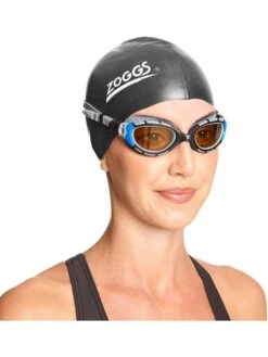 Zoggs Predator Flex Polarized Ultra Goggles Small Fit - Copper/Black/Blue -Outlet Swim Goggles Pro Store zoggs predator flex polarized ultra goggles small fit black blue 337845 4