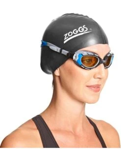 Zoggs Predator Flex Polarized Ultra Goggles Small Fit - Copper/Black/Blue -Outlet Swim Goggles Pro Store zoggs predator flex polarized ultra goggles small fit black blue 337845 5