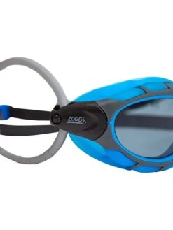 Zoggs Predator Goggles - Smoke/Blue/Black -Outlet Swim Goggles Pro Store zoggs predator smoked goggles blue black 335863 3