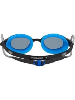 Zoggs Predator Goggles Small Fit - Smoke/Blue/Black -Outlet Swim Goggles Pro Store zoggs predator smoked goggles small fit blue black 335862 2