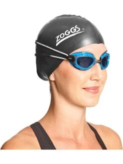 Zoggs Predator Goggles Small Fit - Smoke/Blue/Black -Outlet Swim Goggles Pro Store zoggs predator smoked goggles small fit blue black 335862 6