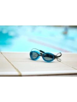 Zoggs Predator Goggles Small Fit - Smoke/Blue/Black -Outlet Swim Goggles Pro Store zoggs predator smoked goggles small fit blue black 335862 7