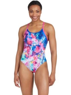 Zoggs Sprintback One Piece - Grafitti Rose -Outlet Swim Goggles Pro Store zoggs sprintback one piece grafitti rose 462313 grro